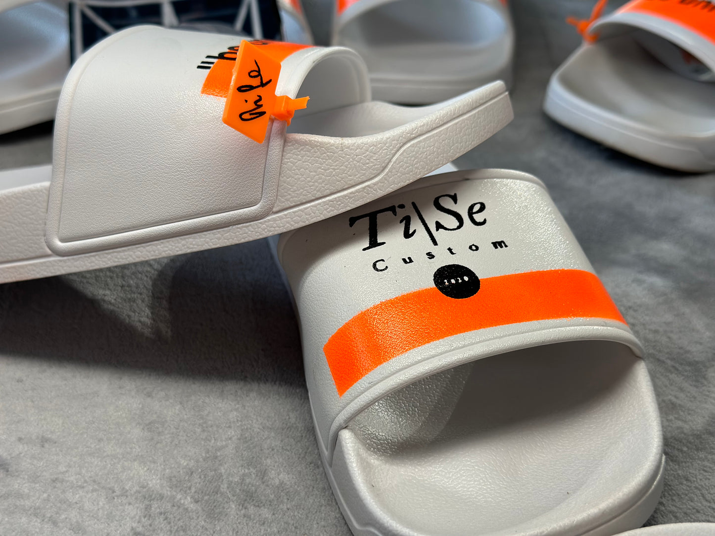 TiSe Badeschlappen "be unique" - unisex